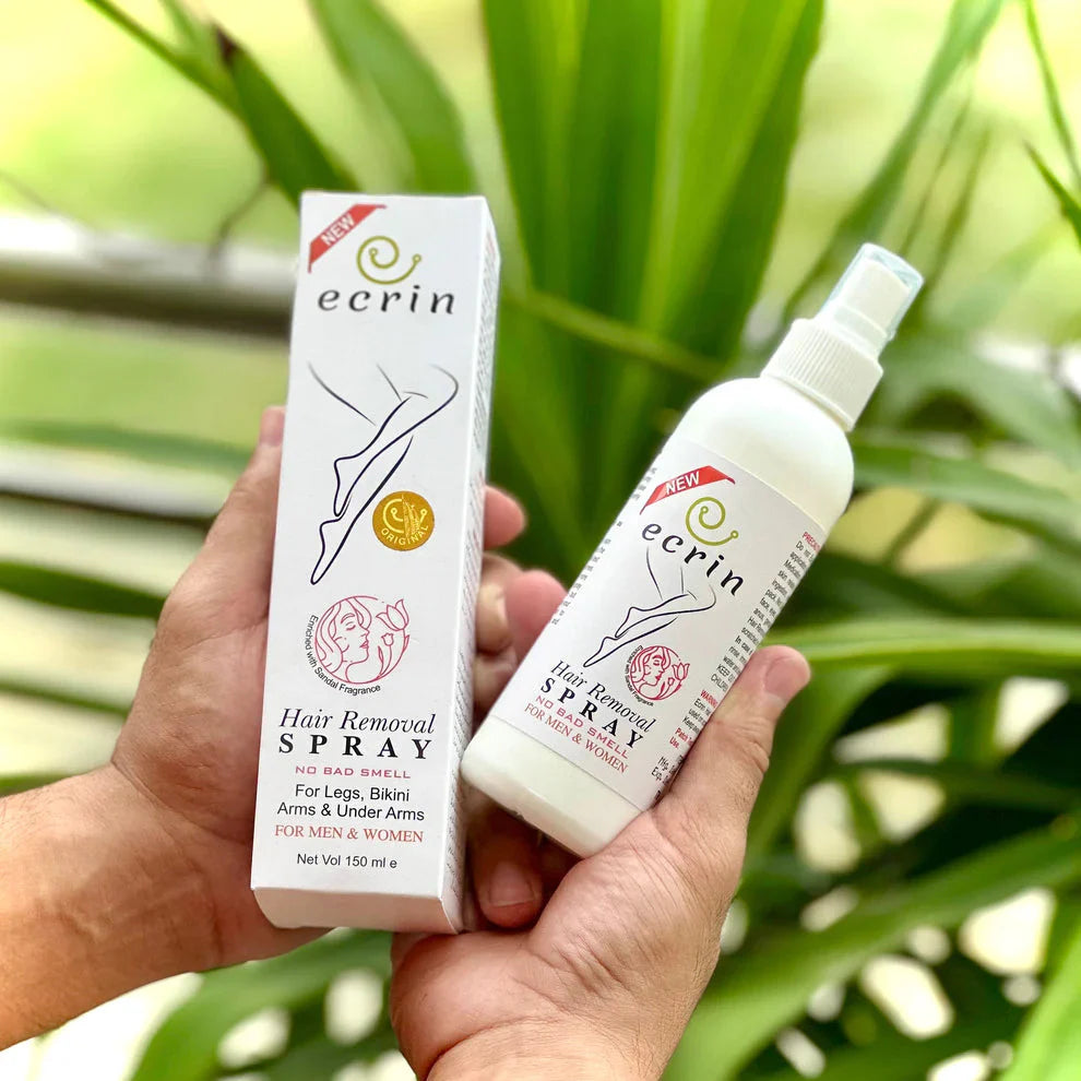 NEW Ecrin Hair Removal Foaming Spray - Advance Formula with Refreshing Fragrance (200ml) - Hair Removal Spray - Beauty